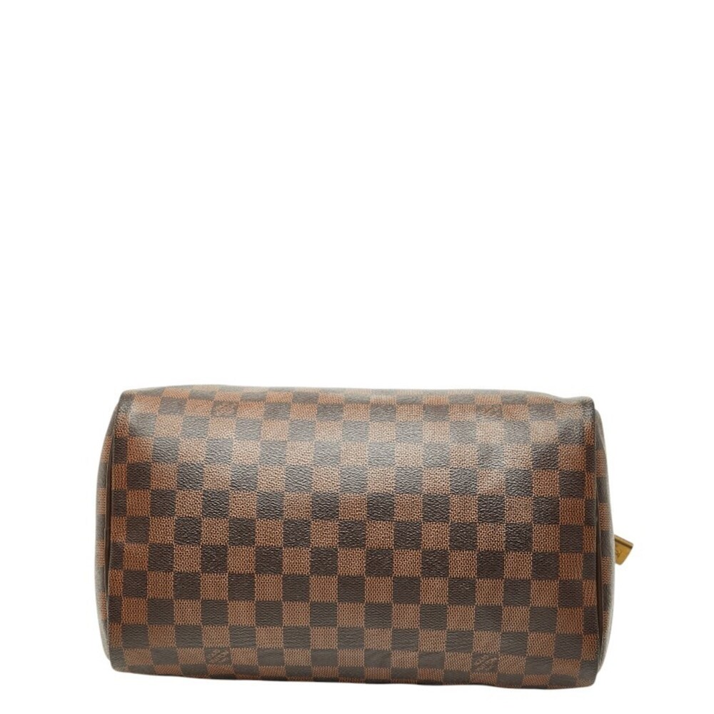 LOUIS VUITTON Authentic Brown Damier Leather Speedy 30 Boston Bag - Picture 3 of 12